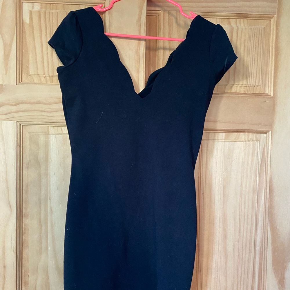 Urban Outfitters Scalloped Neckline Little Black Dress